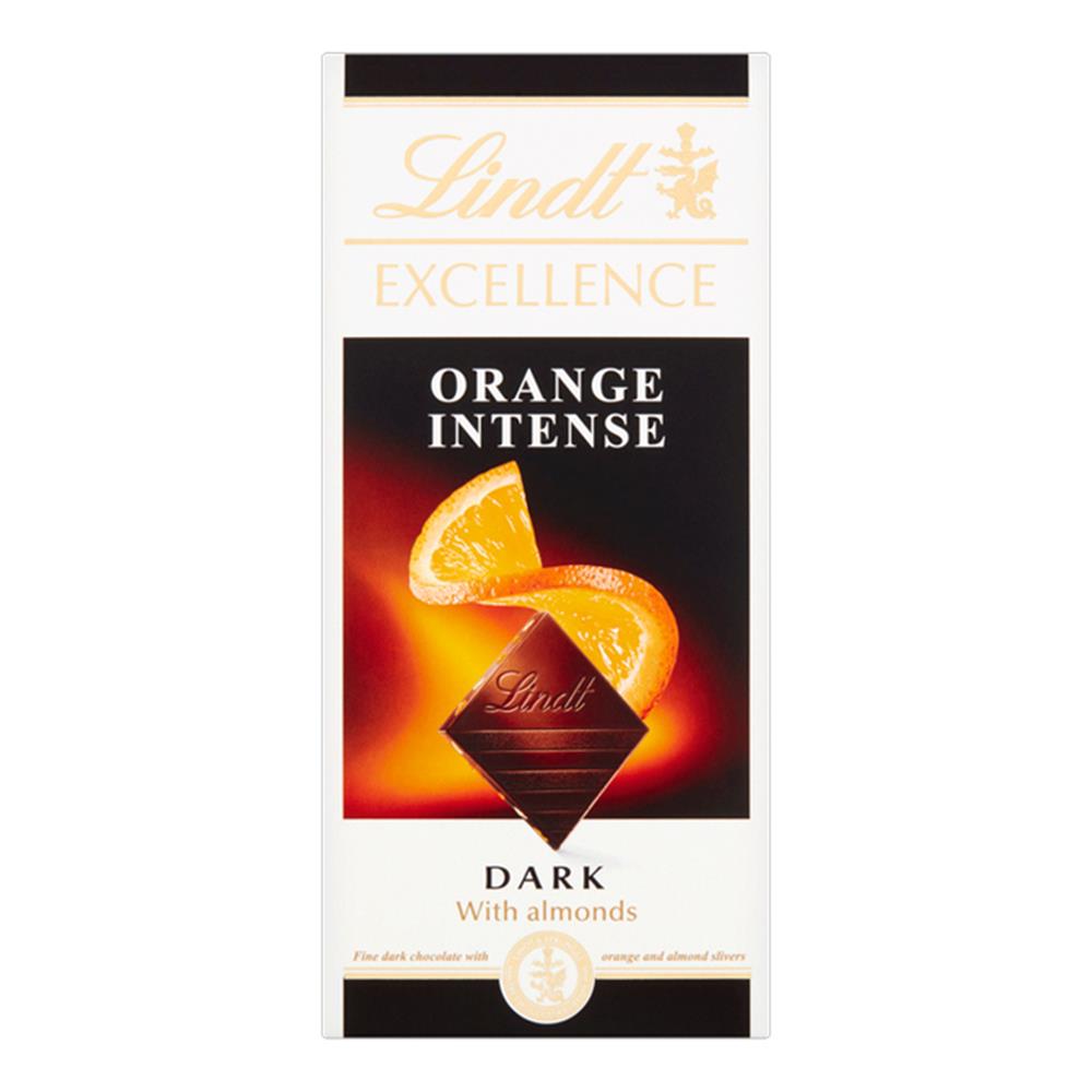 Lindt Excellence Dark Chocolate Orange Bar 100g